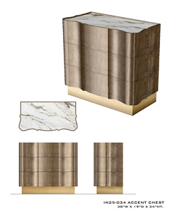 ACCENT CHEST Design Moderne pour le salon Chambre à coucher Cabinet Bureau - Product Image 1