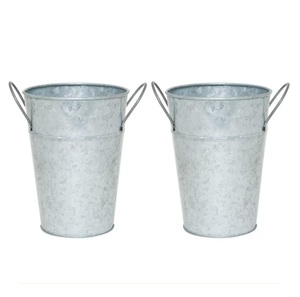 Jardinière Moderne en Fer Galvanisé de Forme Ovale, Écologique, Faite à la Main, Personnalisable, pour Jardin, Maison, Ferme, Intérieurs, Extérieur - Product Image 4