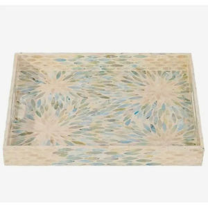 Personnalisé moderne et raisonnable prix nacre cuisine produits décoratifs fournitures nourriture et thé café plateau de service - Product Image 6