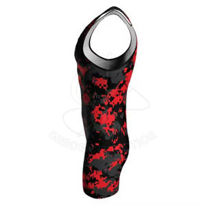 เสื้อยืดสำหรับออกกำลังกายวิ่งฤดูร้อนเสื้อกล้ามมวยปล้ำพิมพ์โลโก้ตามสั่ง - Product Image 4