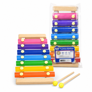 Xilófono Educativo de Madera y Metal Colorido, Juguete Musical para Niños de 2 a 13 Años, 50 Piezas, 8 Escalas, Itsy Tots - Product Image 5