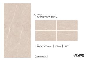 600x1200 Carving Porcelain Floor Tiles Heavy Duty Matt Finish <b>Large</b> Format Flooring for Modern Homes Villas Hotels Malls Airport - Product Image 5