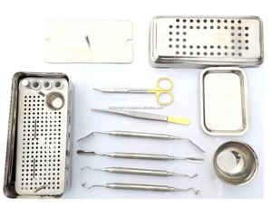 Kit de diagnóstico dental Premium, espejo de boca de acero inoxidable, pinzas exploradoras, sonda periodontal, certificado CE ISO - Product Image 3