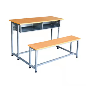 Tiểu Tiểu Học Lớp học bảng kim loại nội thất trường học lớp học rắn gỗ bàn và băng ghế dự bị cho trẻ em - Product Image 4