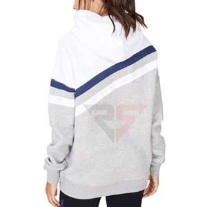 Nouveau design de sweats à capuche décontractés pour femmes de couleur unie de haute qualité avec impression de logo personnalisé fabriqué au Pakistan - Product Image 5