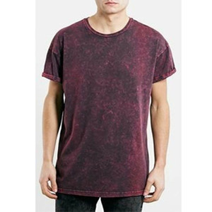 Camiseta de gran tamaño con hombros caídos y logotipo personalizado, camiseta pesada de manga corta con lavado ácido, camisetas de algodón 100% - Product Image 1