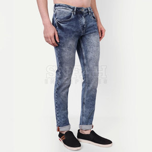 Offre Spéciale pantalon en jean droit personnalisé pour hommes respirant avec fermeture à braguette boutonnée léger et décontracté coupe régulière fait sur commande - Product Image 3