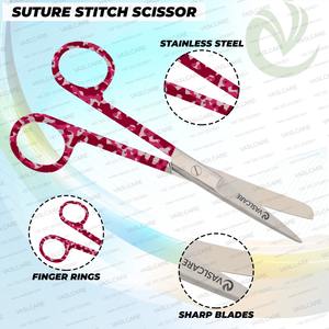 Diseño elegante, 3 uds., fórceps hemostáticos, fuente de alimentación Manual, juego de tijeras de enfermería Premium, instrumentos quirúrgicos básicos de vaslcare - Product Image 4