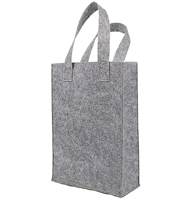 Tas flanel pantai terlaris tote belanja membawa hadiah ramah lingkungan dapat disesuaikan murah tas kulit Kempa