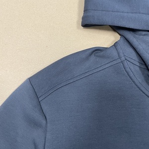 High Quality Custom Logo Plus Size Men's Hoodies <b>Sweatshirts</b> 100% Polyester Full Zipper Blank <b>Plain</b> Hoodie - Product Image 5