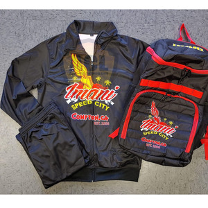 เสื้อโค้ชแจ็กเก็ตสีดำผ้าไนลอนเสื้อโค้ช2023สินค้ามาใหม่ - Product Image 1