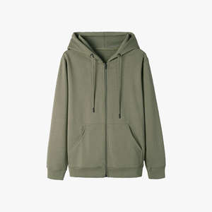 Casual Wear Custom Made 100%Cotton Heavyweight Oversize <b>Full</b> <b>Zip</b> <b>Up</b> <b>Hoodie</b> for Men's Solid Pattern Wholesale Price Bulk Quantity - Product Image 4