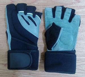 Gants de sport unisexes respirants pour la musculation, demi-doigts, avec support de poignet et protection antidérapante de la paume pour la musculation et les sports - Product Image 5