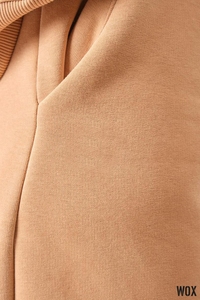 ชุดวอร์มผู้หญิงไซส์ใหญ่ ผ้าฝ้ายออร์แกนิค 100% ระบายอากาศได้ดี เป็นมิตรกับสิ่งแวดล้อม ชุดฤดูหนาวหลากสี สองชิ้น กางเกงจ็อกเกอร์ขาจั๊มพ์ - Product Image 6