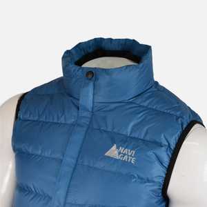 Manteau Navigate Half en duvet bleu pour hommes - Product Image 5