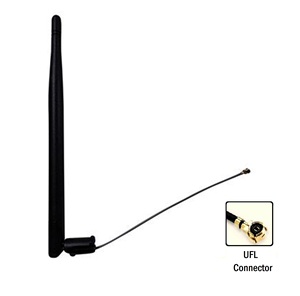 ETEILY 315MHz 6dBi Antena de Pato de Goma de Baja Pérdida Montaje Fácil con Cable de 1,13mm Conector UFL Hecho EN LA India para Comunicación - Product Image 3