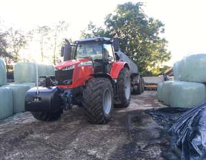 Motor de seis cilindros Nuevo Tractor agrícola Precio bajo 150hp 4wd Tractor de ruedas a la venta precio muy barato duradero - Product Image 3