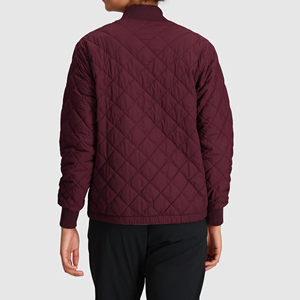 Blouson aviateur respirant pour la saison d'hiver pour femmes grande taille Design personnalisable vêtements de mode en gros avec fermeture à glissière - Product Image 2