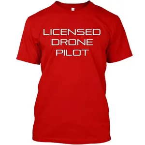T-shirt pour homme sous licence fabriqué aux États-Unis pour les pilotes de drones de tailles S à 5XL avec un goût unique - Product Image 1