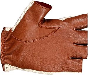 Wolson Industry Gants d'habillage de conduite en cuir pur Gants en cuir de mouton pour hommes et femmes Produits de haute qualité. - Product Image 5