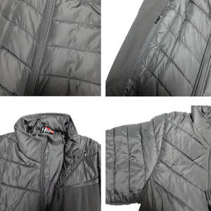 Invierno OEM logotipo personalizado acolchado hombres abajo abrigos burbuja Puffer chaqueta cuello alto cremallera hombres chaqueta de diseñador - Product Image 5