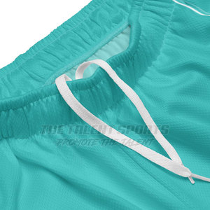 Shorts en maille non tissée pour hommes, respirants, à séchage rapide, décontractés, avec taille élastique pour le sport - Product Image 5
