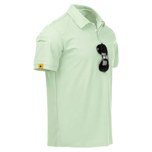 Polo de algodón de calidad superior para hombre, camiseta Polo de manga corta con logotipo bordado personalizado - Product Image 1