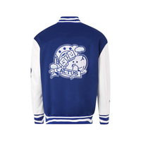 Veste universitaire d'hiver matelassée pour hommes, veste de baseball grande taille avec logo personnalisé de marque de créateur et broderie