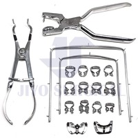 Rubber Dam Kit Starter 18 Pcs | Dental Isolation System | Professional Endodontic Dental Tool Set