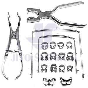 Kit de démarrage pour barrage en caoutchouc 18 pièces |   Système d'isolement dentaire |   Ensemble d'outils dentaires endodontiques professionnels - Product Image 6