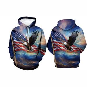 Sudaderas con capucha de poliéster/nailon de 300gsm de punto con cremallera personalizada al por mayor de producción en fábrica para prensa de calor por sublimación de tinte - Product Image 1