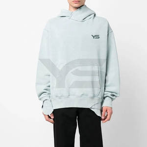 เสื้อสเวตเตอร์โอเวอร์ไซส์สำหรับผู้ชายและผู้หญิงเสื้อฮู้ดผ้าฝ้ายโอเวอร์ไซส์สำหรับฤดูหนาวกำหนดโลโก้ได้เอง - Product Image 2