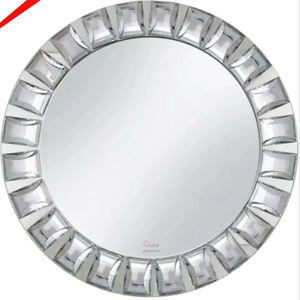 Plaque de chargeur de forme ronde en acier inoxydable en métal fini argenté à l'aspect simple pour restaurant et bar d'hôtel - Product Image 3