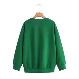 Sudadera de sublimación ecológica para mujer, transpirable, recién llegado, superventas, sudadera ajustada impresa por encargo para mujer - Product Image 2