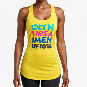 USA sublimación camisetas sin mangas mujeres Yoga sin mangas Fitness correr ejercicio sublimación camisetas sin mangas señoras - Product Image 3