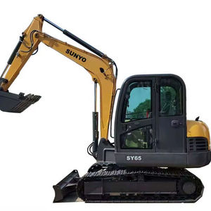 Mini-excavatrice SY65 25 CV avec moteur Perkins à couple élevé, boîte de vitesses, charge maximale de 5000 kg pour utilisation agricole - Product Image 1