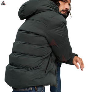 All Colors Available Customized Men Canvas <b>Thin</b> Lightweight Windproof Winter <b>Puffer</b> <b>Jacket</b> - Product Image 6