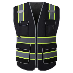 Chaleco DE SEGURIDAD reflectante de malla amarilla Precio barato Ropa de trabajo ligera de alta visibilidad para trabajadores al aire libre - Product Image 4