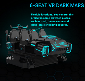 Simulador de Realidad Virtual 9D Dark Mars de Calidad Estándar para Interiores y Exteriores, Atracción de Realidad Virtual de 360 Grados, Envío Gratis, Parque de Aventuras, Parque Deportivo - Product Image 3