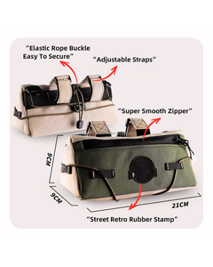 Sacs de guidon de vélo unisexes imperméables, accessoire de vélo unisexe, sac de rangement rembourré pour vélo, sacs de selle pour vélo de route - Product Image 4