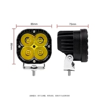 Pour Polaris RZR XP 4 1000 Turbo RZR 900 3 "LED Cube Pods Feux de Travail Ambre FOG T Rucks 4X4 A-Pillar 3.5 Pouces Pod Light pour Jeep