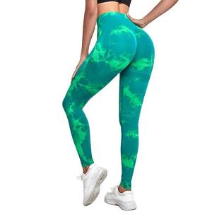 Vente directe d'usine Leggings skinny pour femmes Haute qualité Léger Respirant Extensible Compression Tricoté Taille élastique UV - Product Image 4