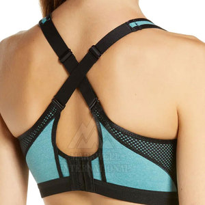 Sujetador Deportivo para Mujer Hecho en Pakistán, Spandex/Nylon Transpirable, Logotipo Frontal, Alta Sujeción, Ropa Deportiva de Yoga, Alta Calidad - Product Image 5