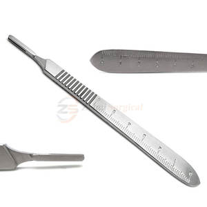 Nouveauté Source d'alimentation manuelle en acier inoxydable de qualité supérieure Poignées d'instruments chirurgicaux Scalpel à prise confortable - Product Image 1