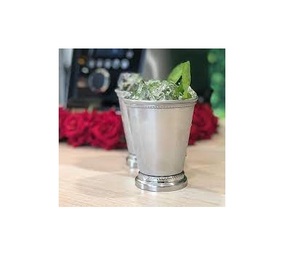 Gobelet en acier inoxydable Julep Cup antique pour fêtes et événements fabriqués à la main en Inde - Product Image 4