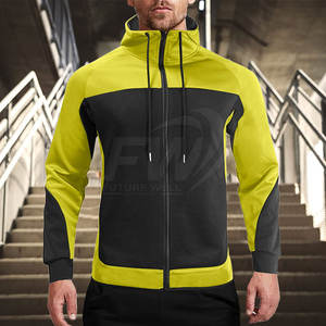 Personalizado para hombre de bajo presupuesto con cremallera chándal conjuntos al por mayor de entrenamiento Fitness deportes conjunto de dos piezas económico amigable chándal para los hombres - Product Image 5