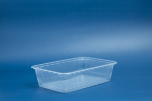 Gran promoción, contenedor de comida de plástico PP seguro para microondas de fábrica, caja de forma rectangular de 750ml con tapa transparente para llevar - Product Image 2