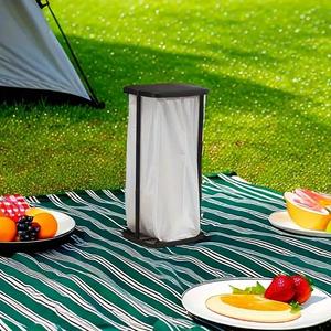 Cubo de basura plegable para organización de cocina para acampar al aire libre con almacenamiento de gran capacidad con un soporte de basura de inserción de tubo - Product Image 6