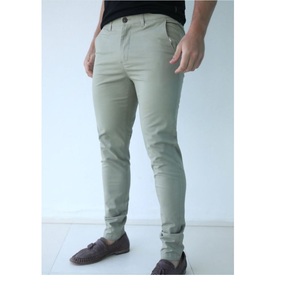 Fournisseur de pantalons chino en toile pour hommes, décontractés, lourds, respirants, écologiques, couleur kaki, en provenance du Bangladesh - Product Image 3
