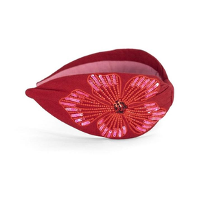 Diadema de Moda con Cuentas y Bordado Artesanal, Diadema Única con Elegante Diseño de Cuentas - Product Image 4